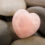 rose quartz heart