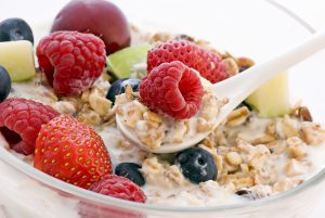 berries and whole grains
